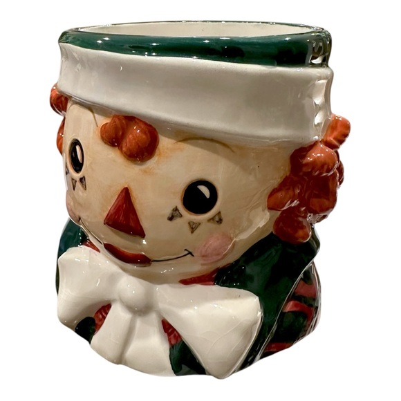 Raggedy Andy 1998 Sakura Hand Painted Coffee Mug - Picture 5 of 11
